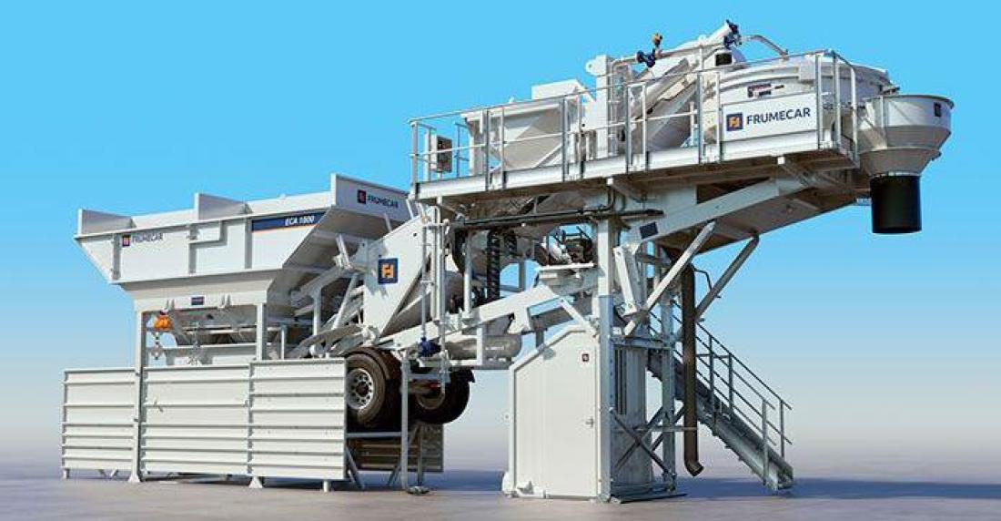 Photo La centrale à béton mobile ECA : performance et mobilité sur vos chantiers