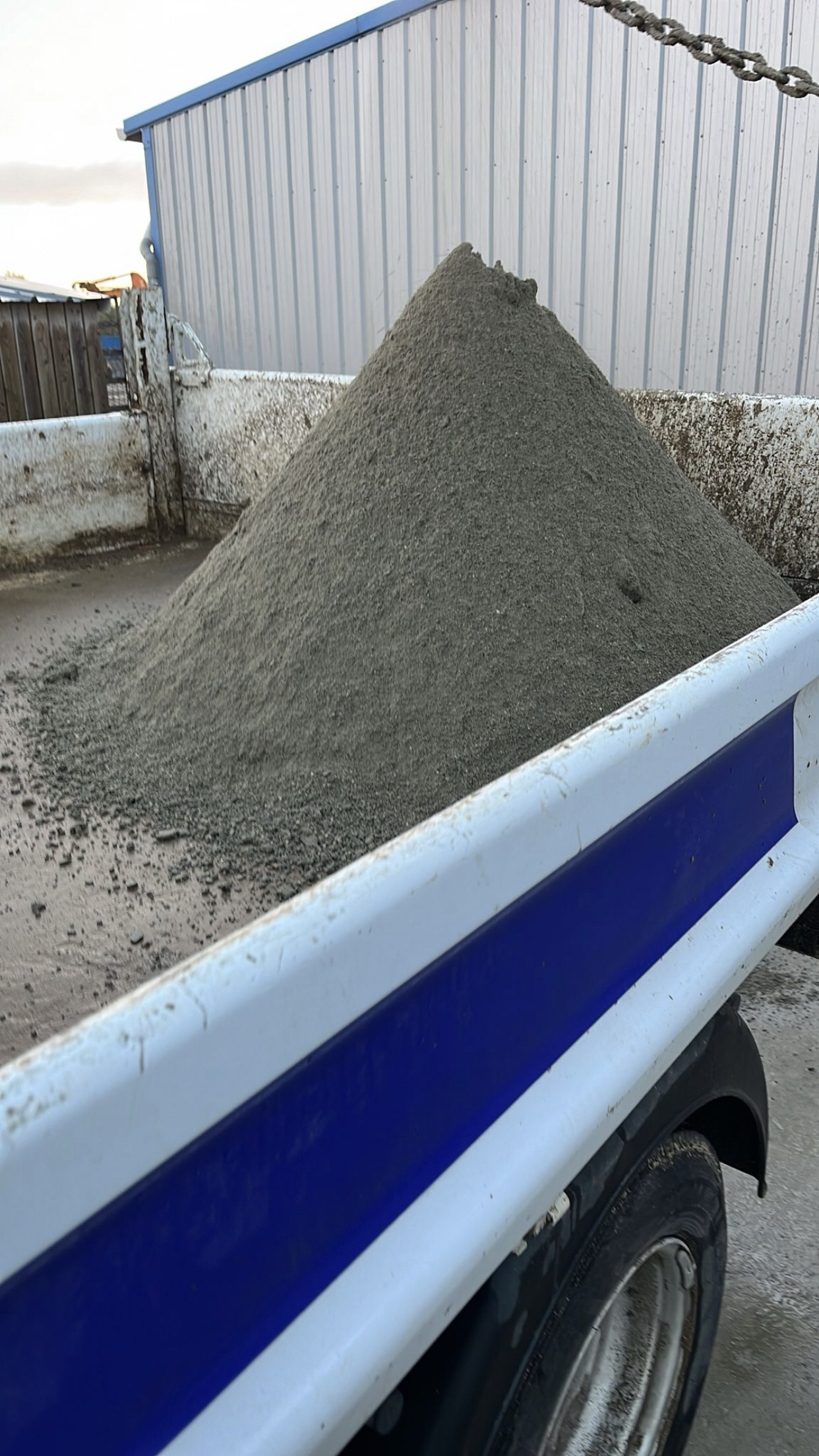 Photo Les différents types de béton disponibles avec un distributeur automatique